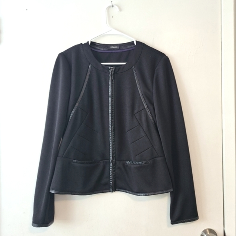 STEFFEN SCHRAUT Black Textured Blazer 42